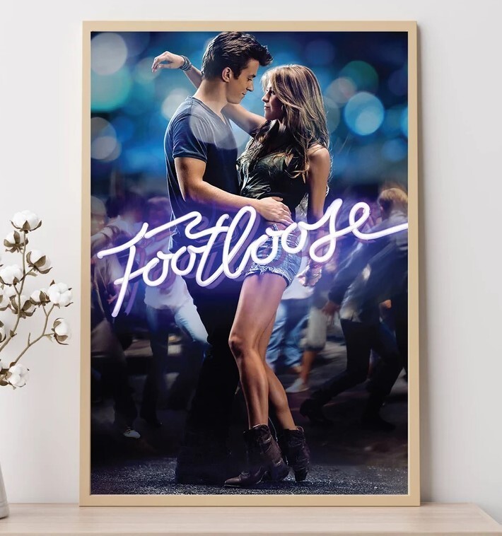 1984 Footloose Movie Poster Art Prints for Home Decor and Wall Art