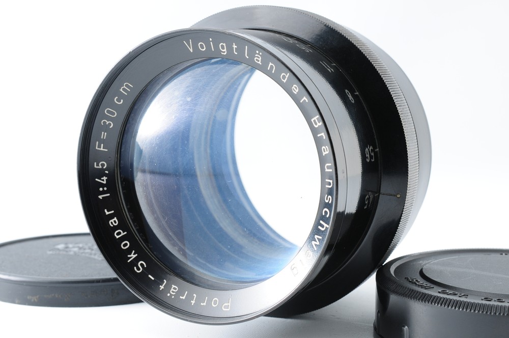 [Exc+5] Voigtlander Portrat Skopar 30cm f/4.5 W/ 67 Adapter From JAPAN #918