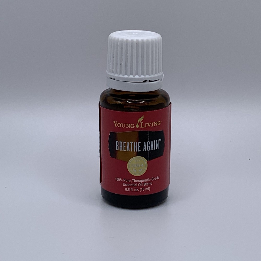 Young Living Breathe Again Essential Oil Blend 15ml New Sealed