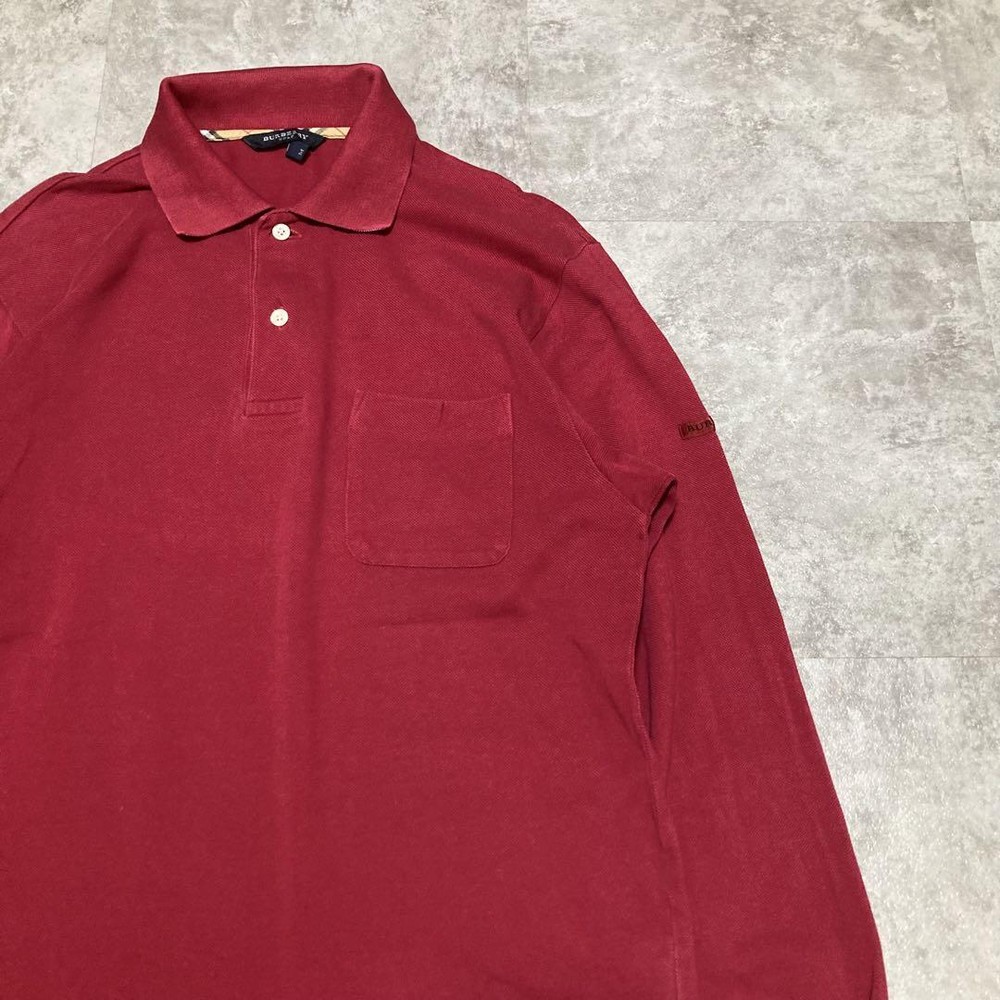 Burberry long-sleeved polo shirt Men's Fashion from Japan