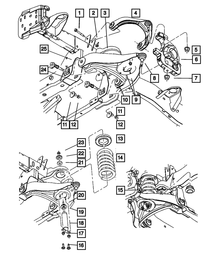 Genuine Mopar Shock Absorber 68045523AA