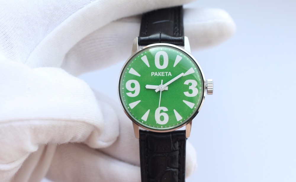 Raketa 2609 UFO SU Vintage Soviet Mechanical Wristwatch USSR Serviced Watch