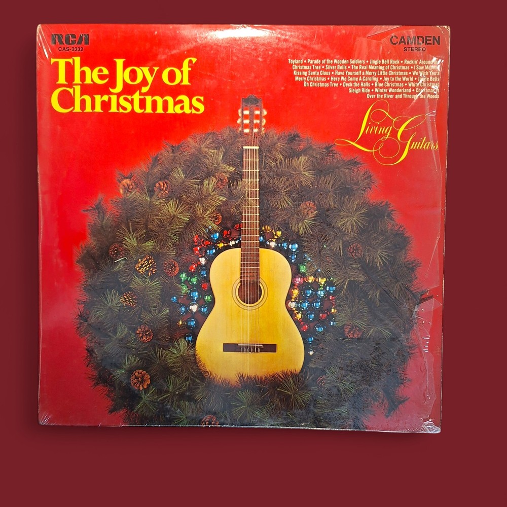 Living Guitars The Joy Of Christmas Vinyl LP Open Shrink 1969 Camden