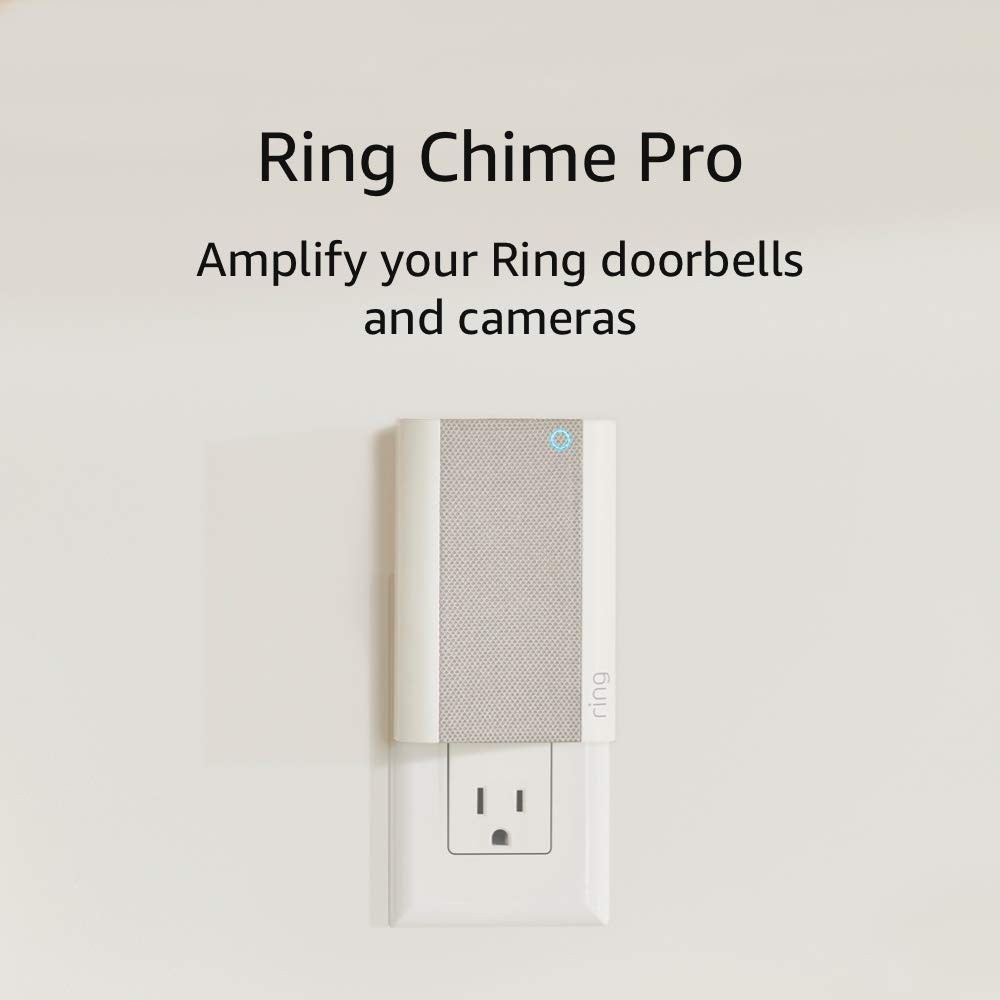 Ring Chime Pro Smart Doorbell Wi-Fi Extender in White - 8AC1PZ-0EN0