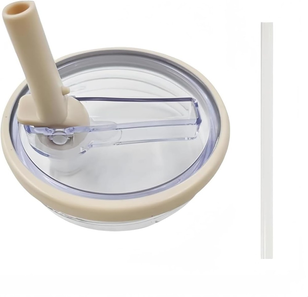 Stanley Cup 40oz Tumbler with Flip Straw Lid Spill Proof Warm White