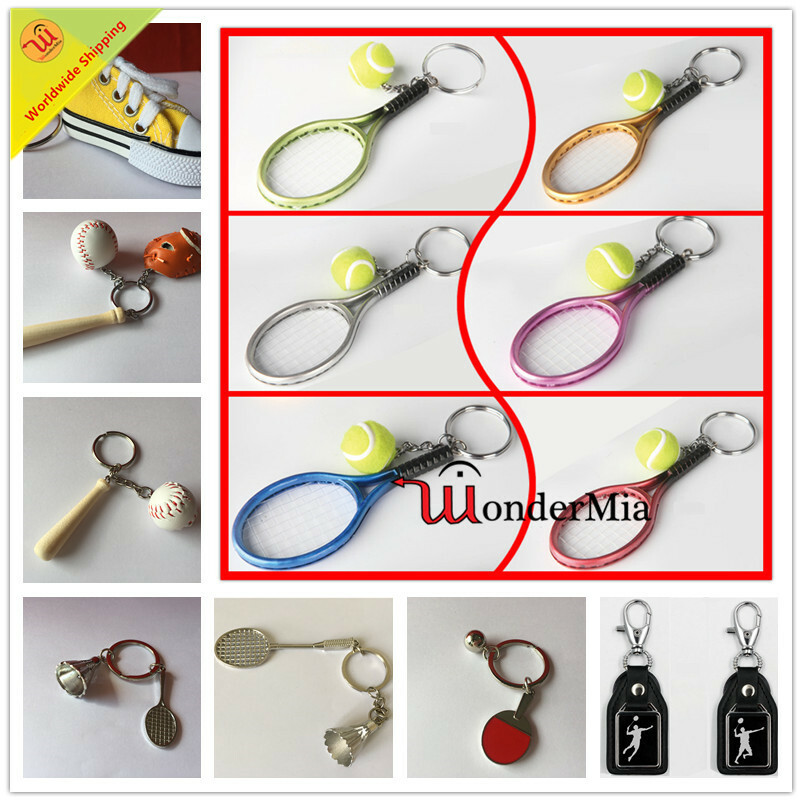 Flash Sale - Alloy Ball Holder Keychain for Tennis Badminton Baseball-image
