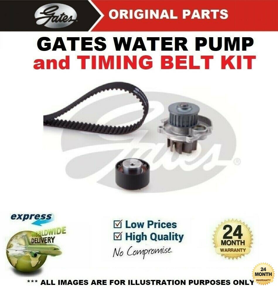 GATES WATER PUMP & TIMING BELT KIT for LANCIA MUSA 1.4 2004-2012