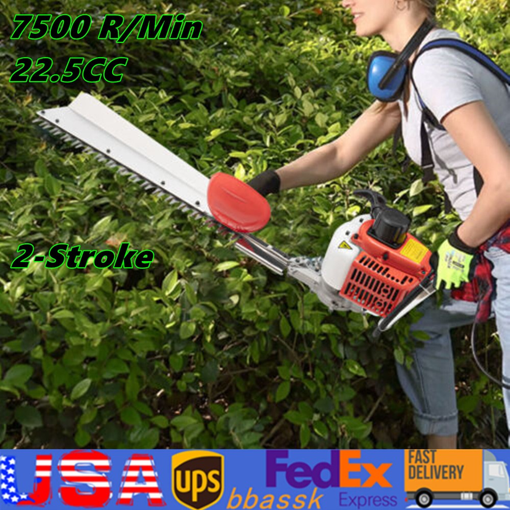 Cordless Gasoline Hedge Trimmer Gas Powered Handheld Hedge Trimmer 27.56in Blade