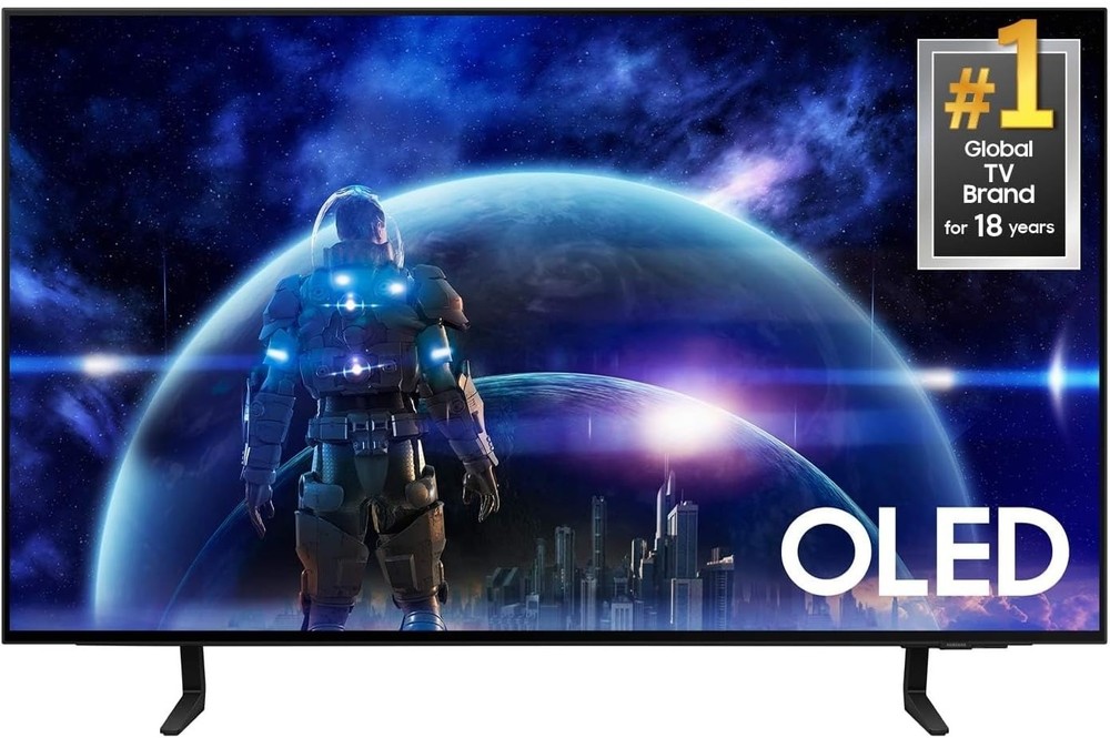 Samsung S90D QN42S90DAE 42-inch 4K Smart TV with Sleek Blade Stand