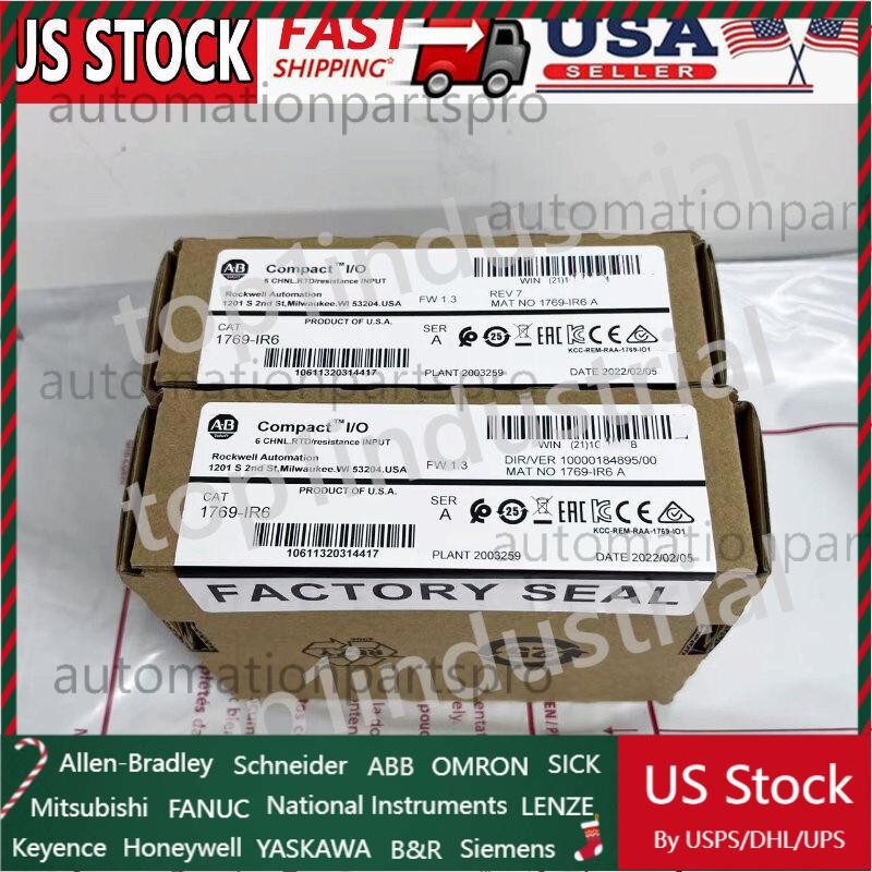 1 pcs New Factory Sealed AB 1769-IR6 CompactLogix Input Module RTD 1769IR6