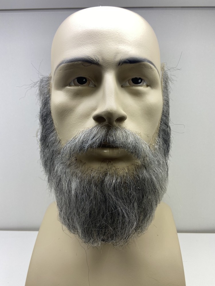 Realistic Fake Beard and Moustache Set. Human Hair, hand knotted. Cosplay,Tv