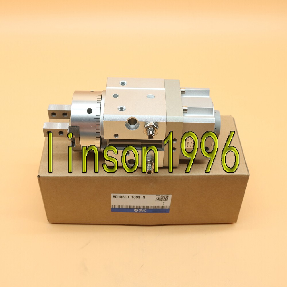 ONE New SMC MRHQ25D-180S-N finger cylinder in box free ship #F8