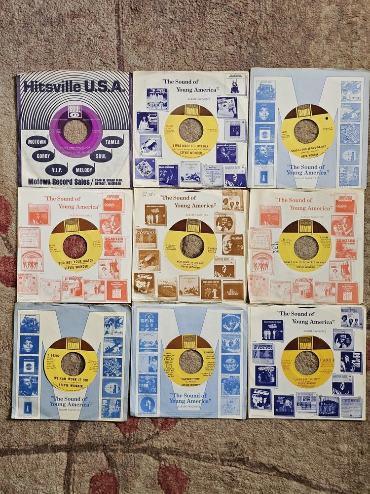 Lot 9 Soul 45's Jr. Walker & The All Stars, Stevie Wonder (8)