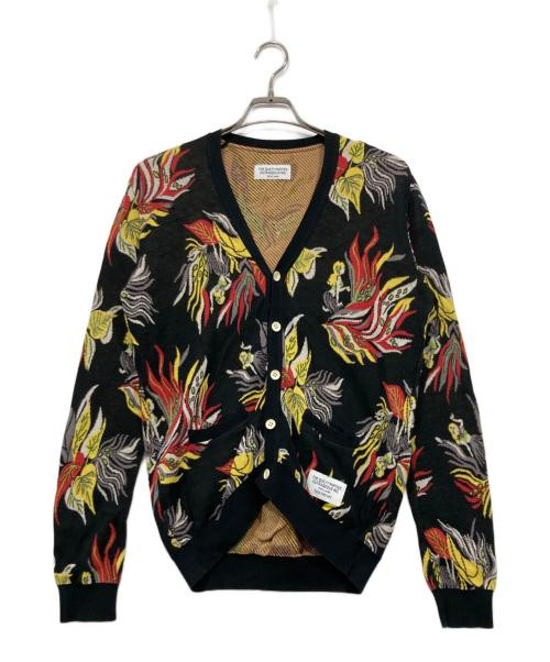 Wacko Maria All-Over Print Cardigan in Medium Size for Stylish Comfort