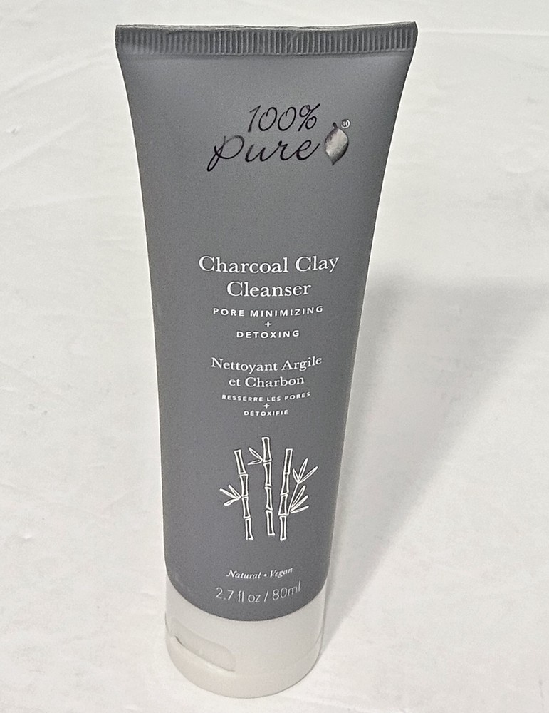 100 Percent Pure Charcoal Clay Cleanser 2.7 oz