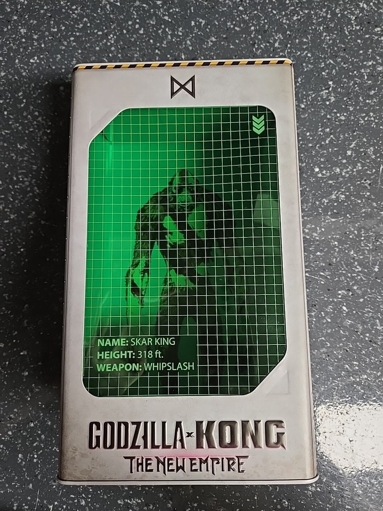 Cinemark Godzilla X Kong New Empire Monarch Popcorn Tin Skar King Version 2024