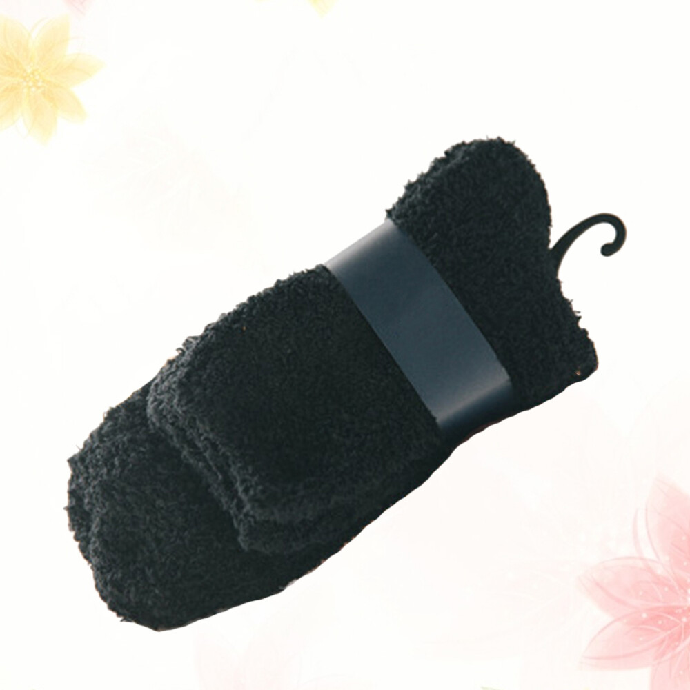 Plush Slipper Sock Microfiber Fuzzy Socks Thicken Coral Fleece Socks