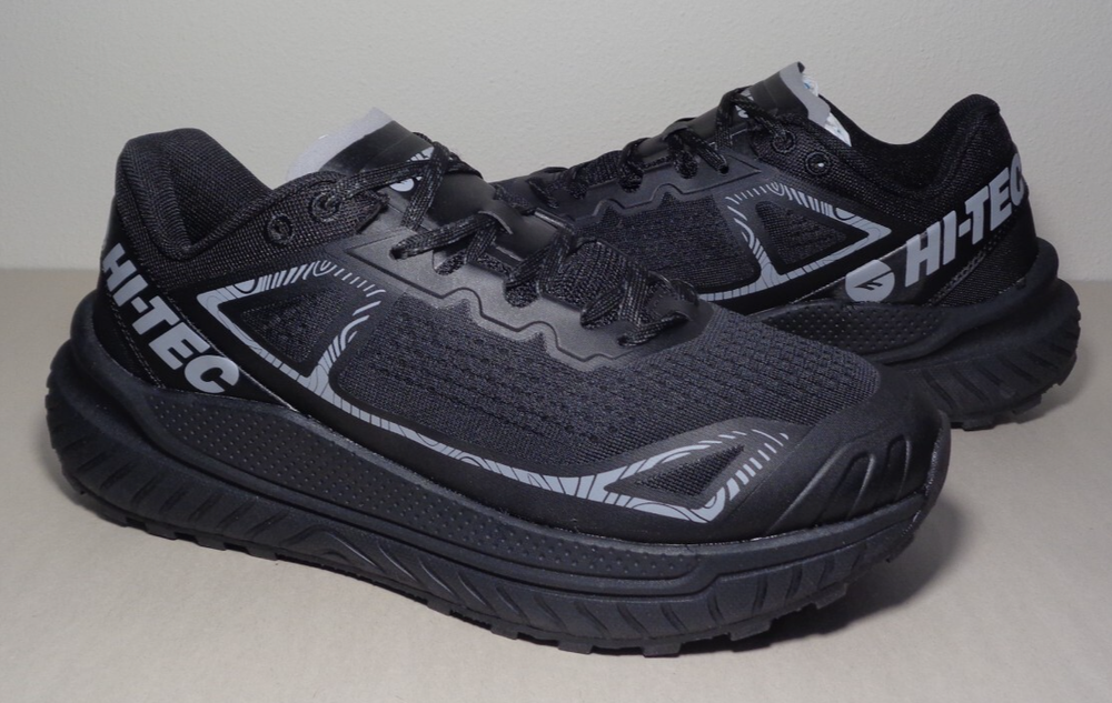 Hi-Tec Men's Size 10.5 CATALINA Black Trail Running Sneakers New