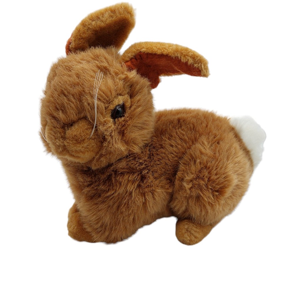 Chosun brown Bunny Rabbit Realistic Plush Stuffed Animal Toy 6” READ