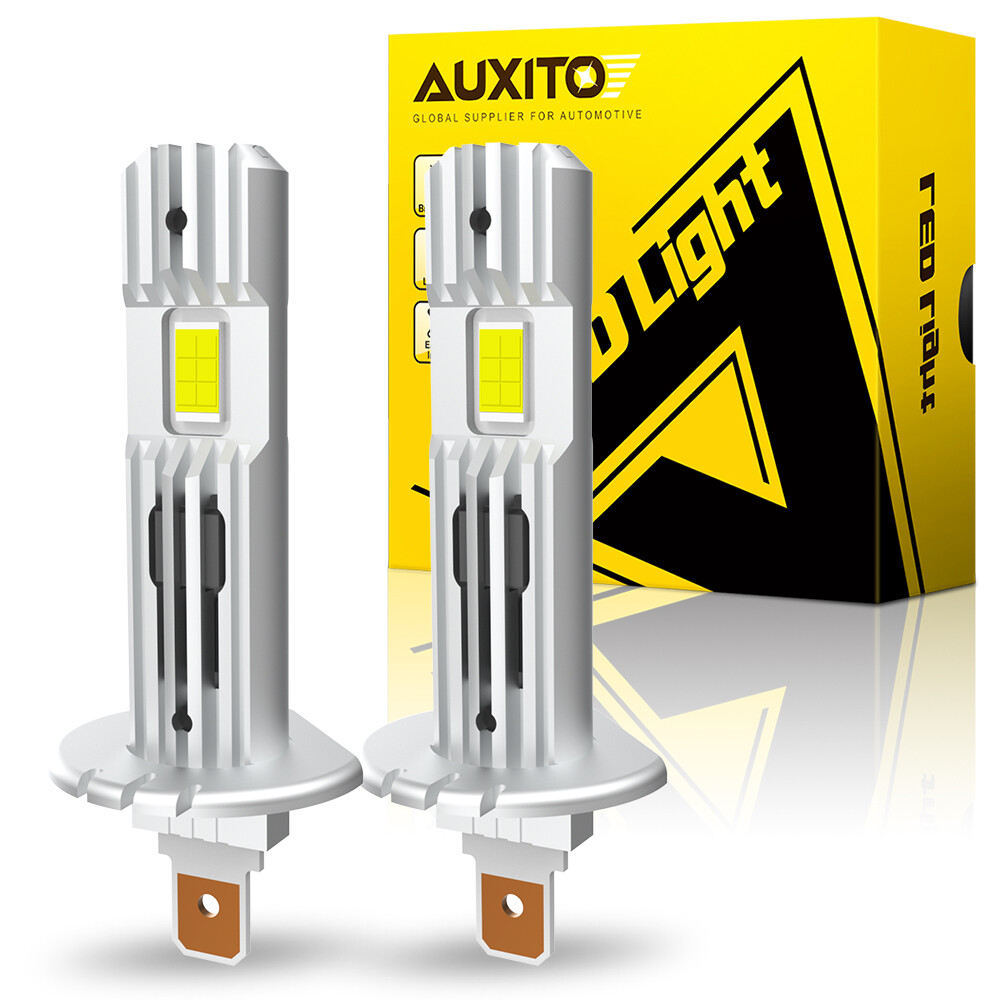 AUXITO 2/4x H1 LED Headlight Bulbs Conversion Kit High Low Beam 6500K White