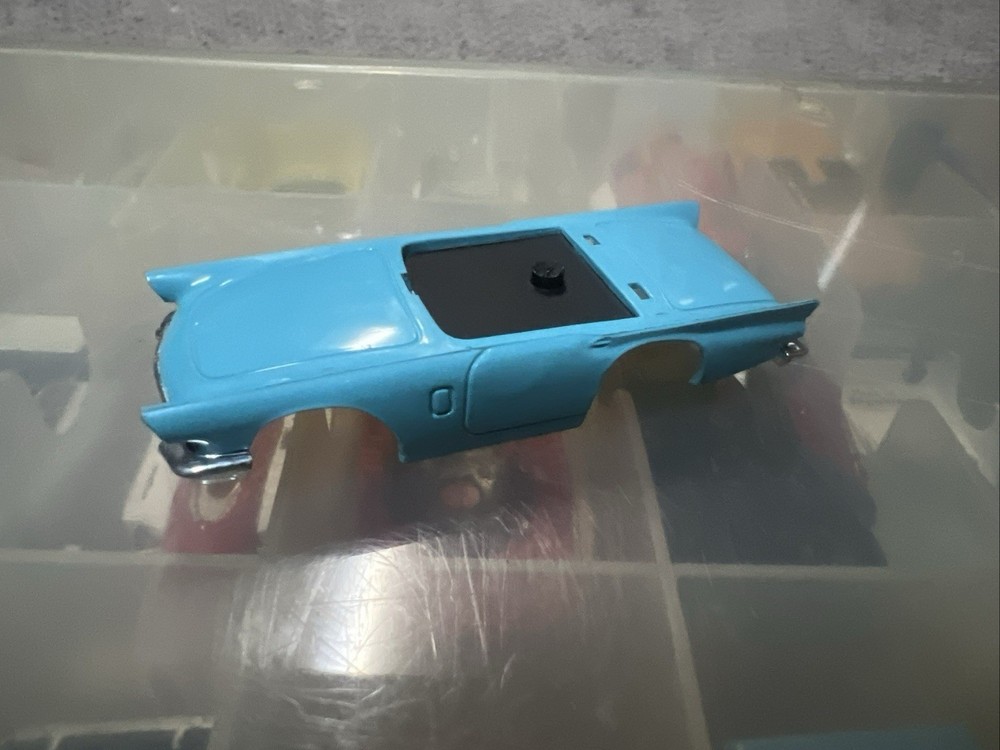 Tyco 57 Thunderbird Blue Slot Car Body Replacement
