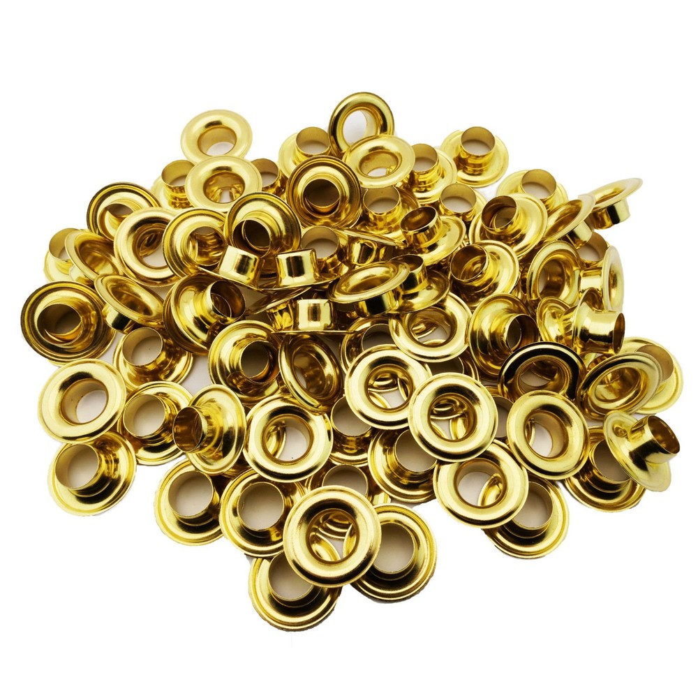 C.S. Osborne Brass Grommets & Washers #G1-2 Size 2 (3/8
