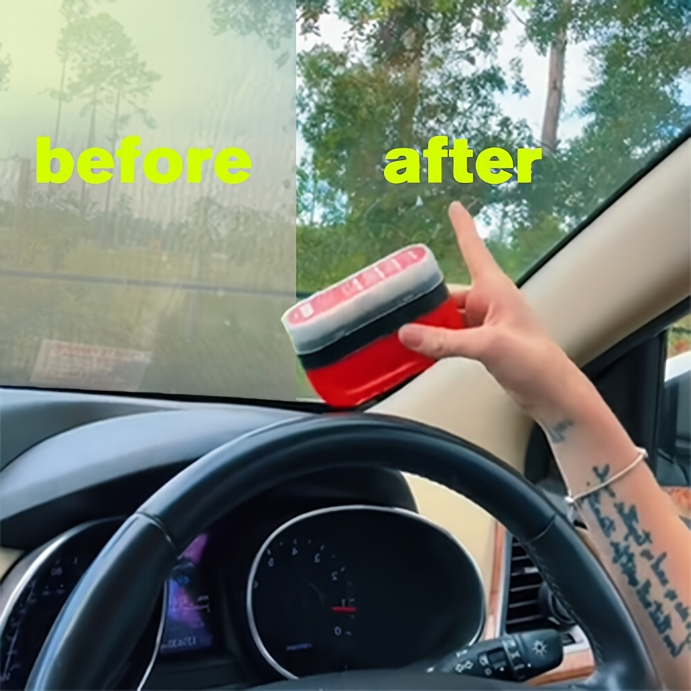 Windshield Oil Film Cleaning Brush for Crystal Clear Auto Glass