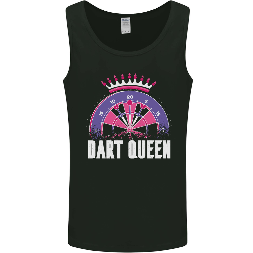 Darts Queen Funny Mens Vest Tank Top