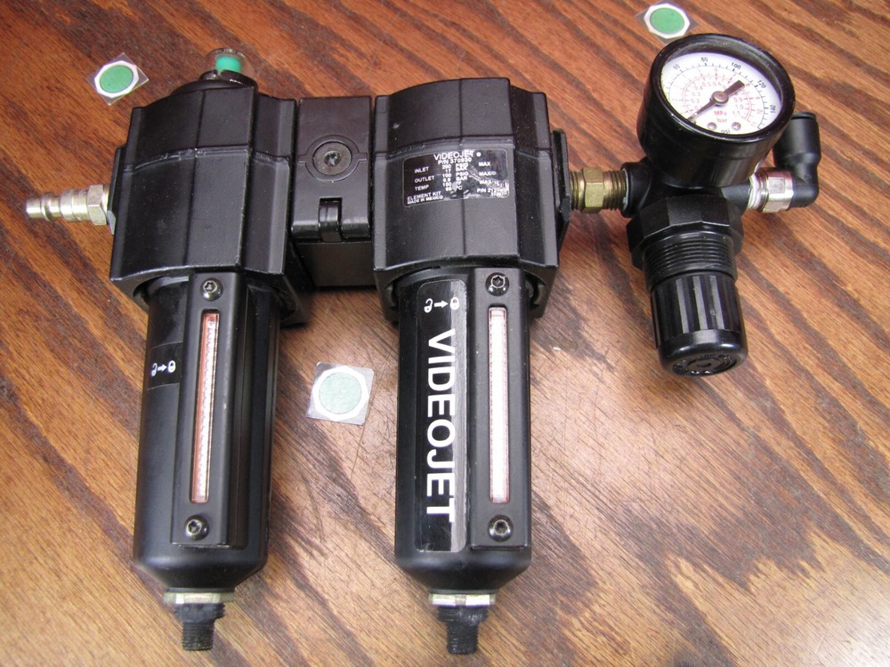 Double Air Filtration Filter Element Kit 212785 & Regulator Videojet 370930-image