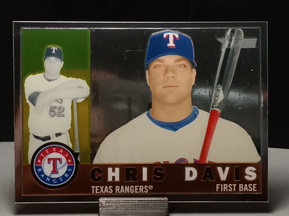 2009 Topps Heritage 1960 #C73 Chris Davis Texas Rangers Rookie Card