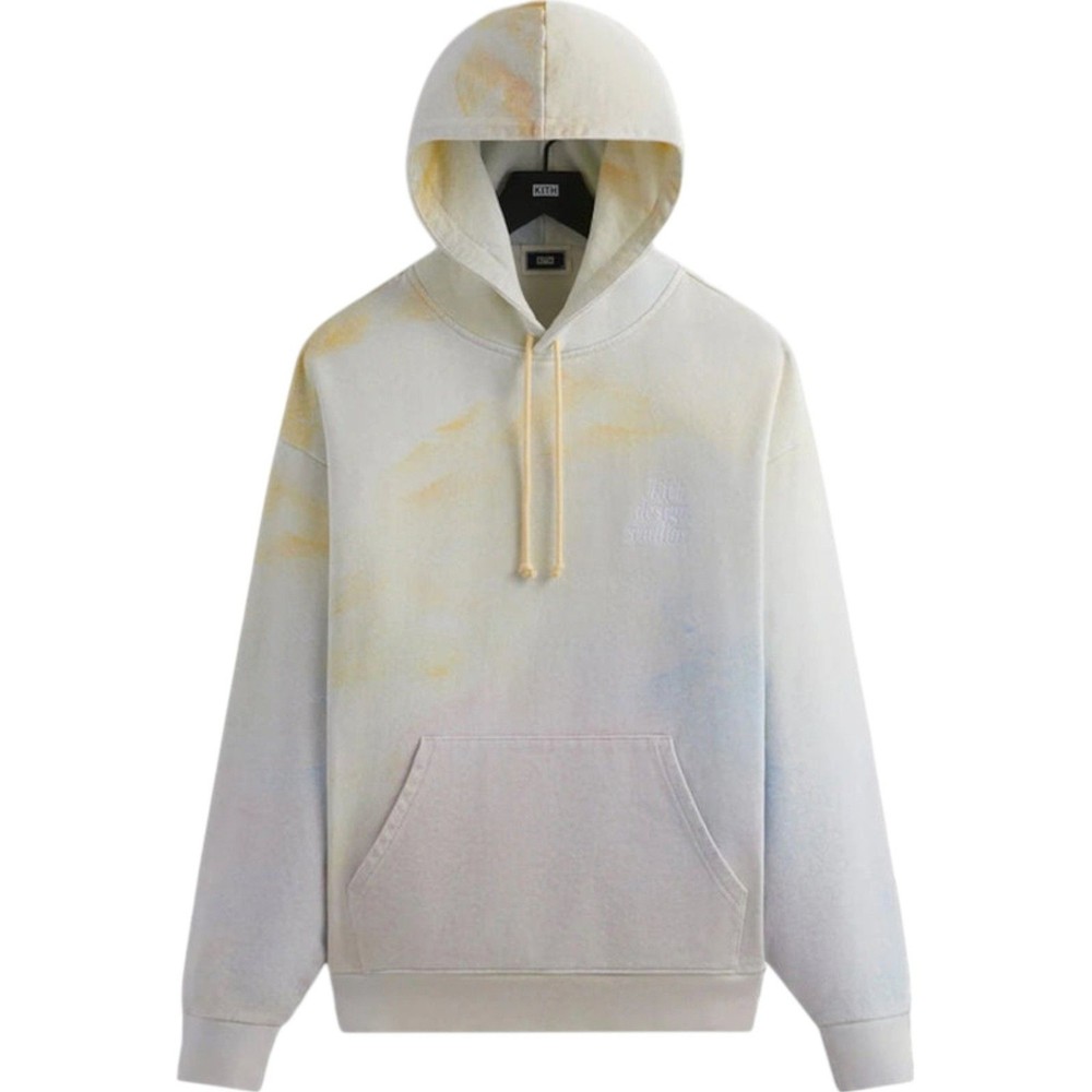 NEW Kith Design Studios Nelson Hoodie Spirited Tie-Dye Watercolor Large