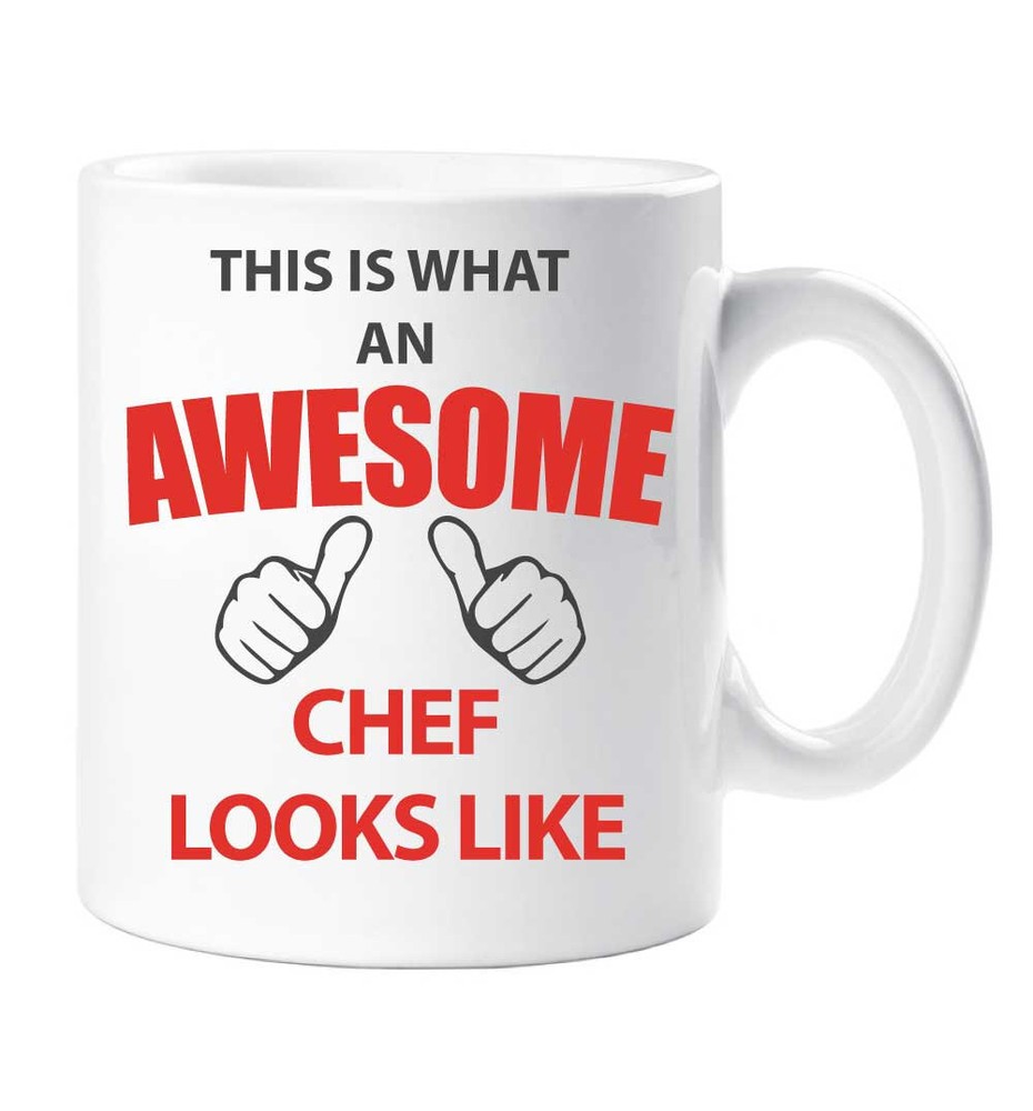 Awesome Chef Mug - Ceramic Novelty Gift for Cooking Enthusiasts