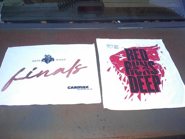 2023 WNBA Finals NY Liberty Rally Towel & 2023 MLS Playoff Red Bulls Rally Towel