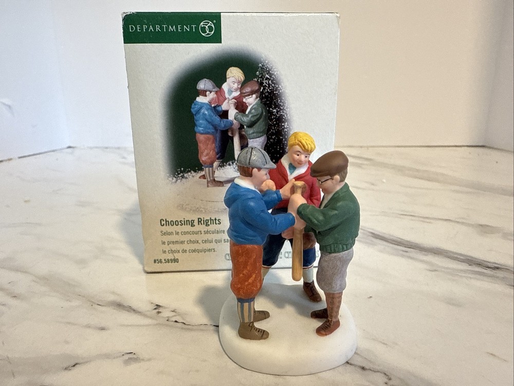 Dept 56 Christmas in the City Series Choosing Rights 58990 56.58990 With Box