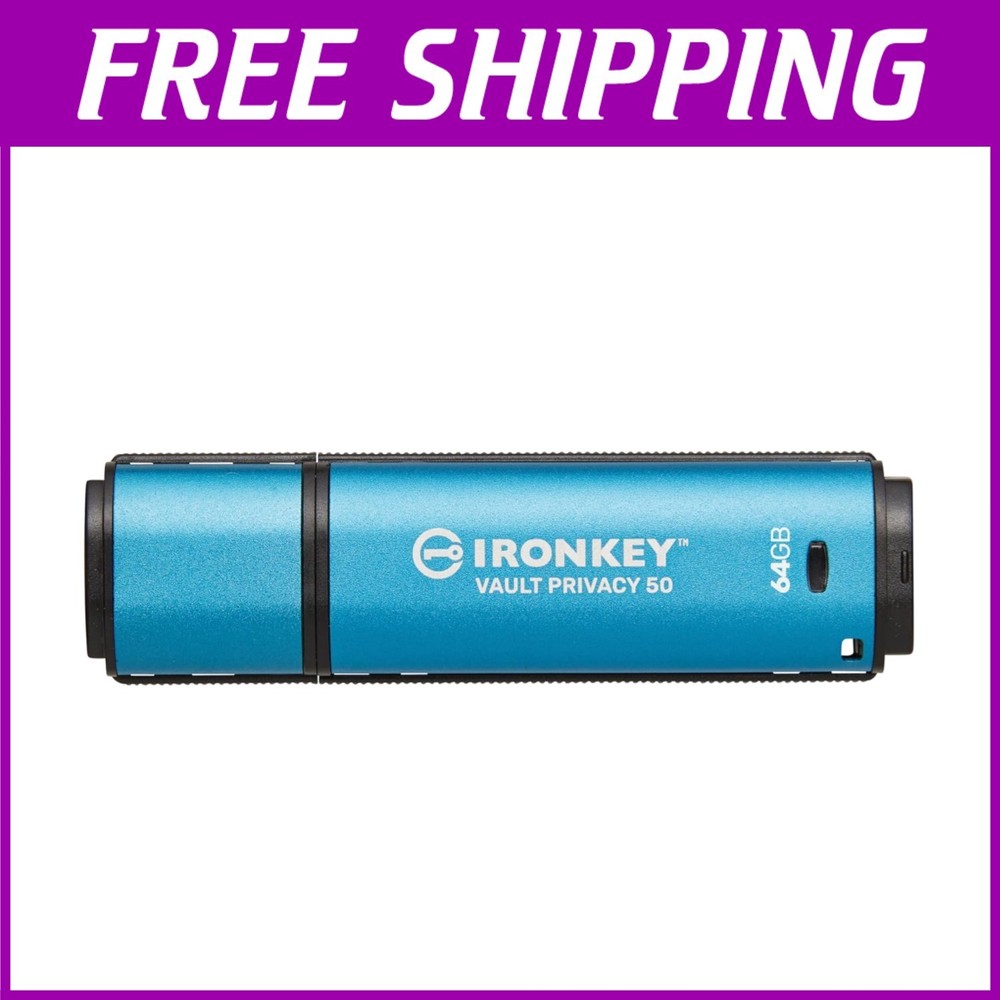 IronKey 64GB Flash Drive | Brute Force & BadUSB Protection