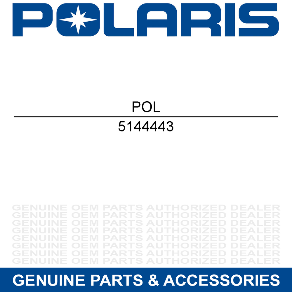 Polaris 5144443 RAIL-BOX MACH