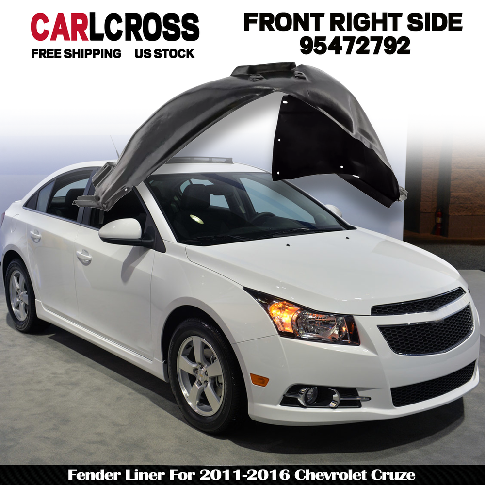 Front Right Side Fender Liner For 2011-2016 Chevrolet Cruze GM1249226