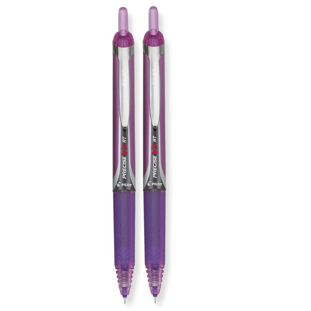 Pilot : Precise V5RT Retractable Rolling Ball Pen, Purple Ink, Extra Fine Poi...