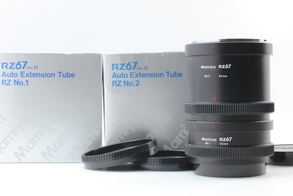 [MINT Box] Mamiya RZ67 Auto Extension Tube No.1 45mm No.2 82mm Z Lens From JAPAN