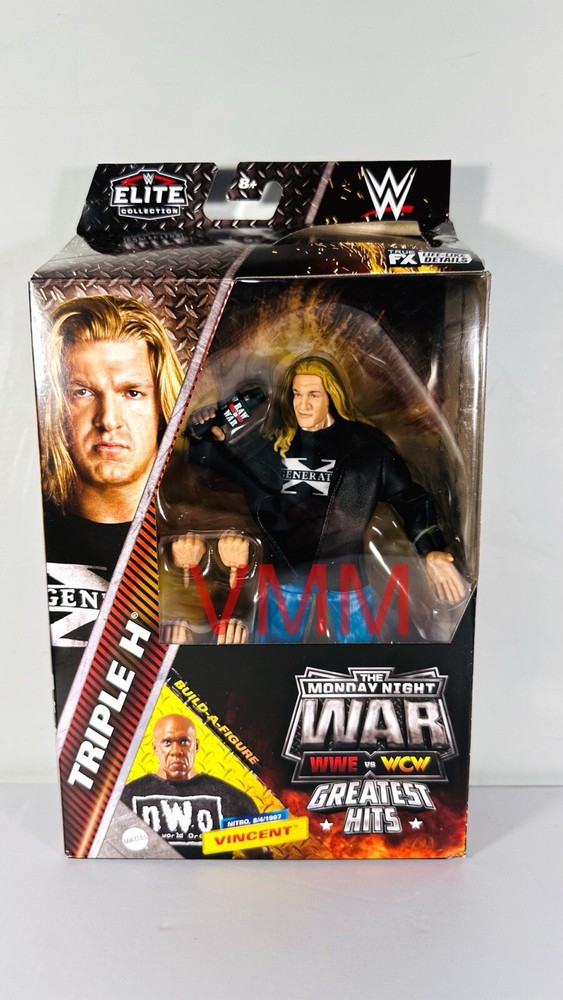 Triple H Mattel WWE Elite Monday Night Wars Walmart Exclusive Figure Vincent BAF