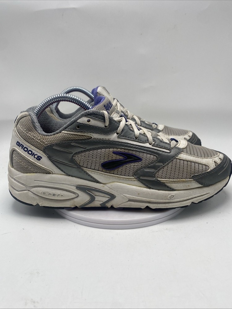 Brooks Shoes Addiction Women Size 10 Gray Silver Athletic Running 3766