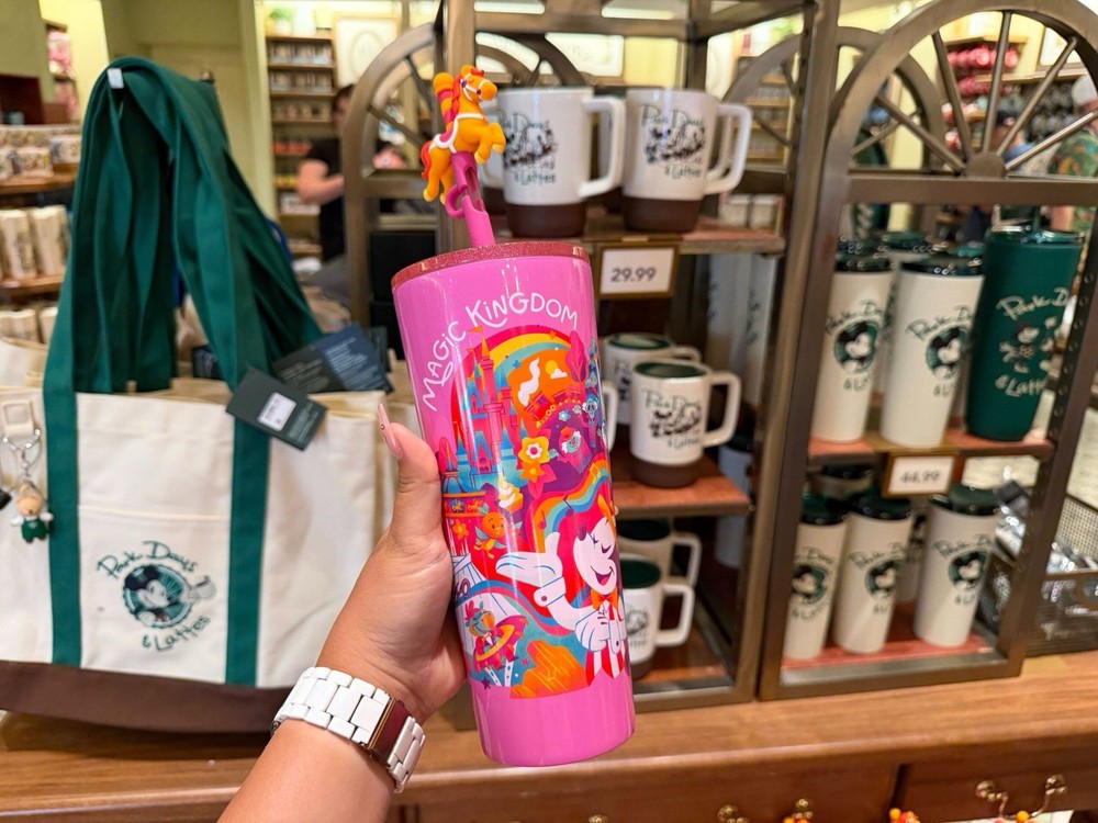 Disney Parks 2026 Starbucks Magic Kingdom Mickey Mouse Straw Topper Tumbler