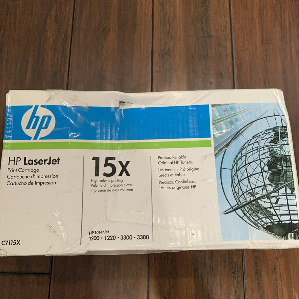 HP C7115X Toner Print Cartridge 2009 Factory Sealed 15X High Yield OEM Genuine