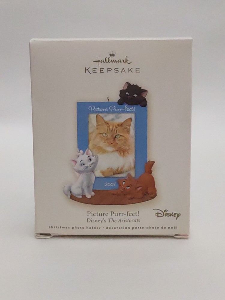 Hallmark Keepsake  Christmas Photo Holder Picture Purr-fect! Disney's Aristocats