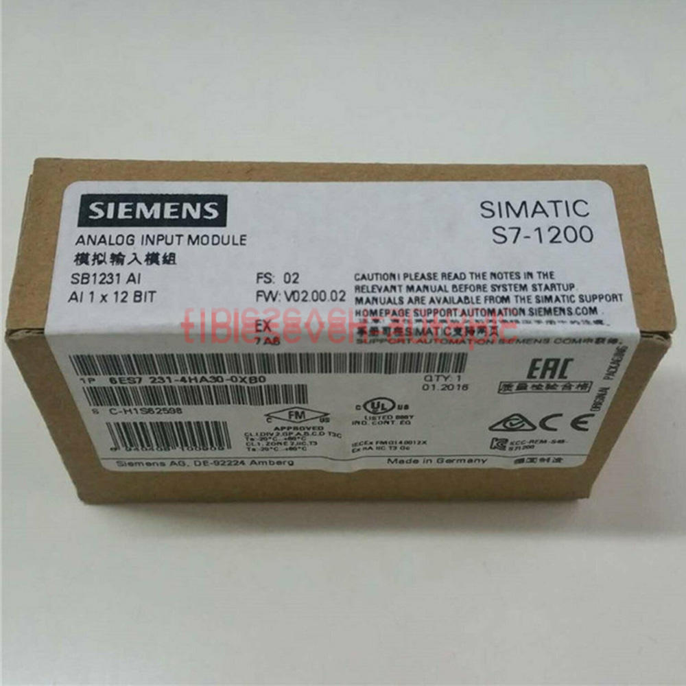 1PCS Siemens 6ES7231-4HA30-0XB0 Analog Input Module 6ES7 231-4HA30-0XB0 NEW