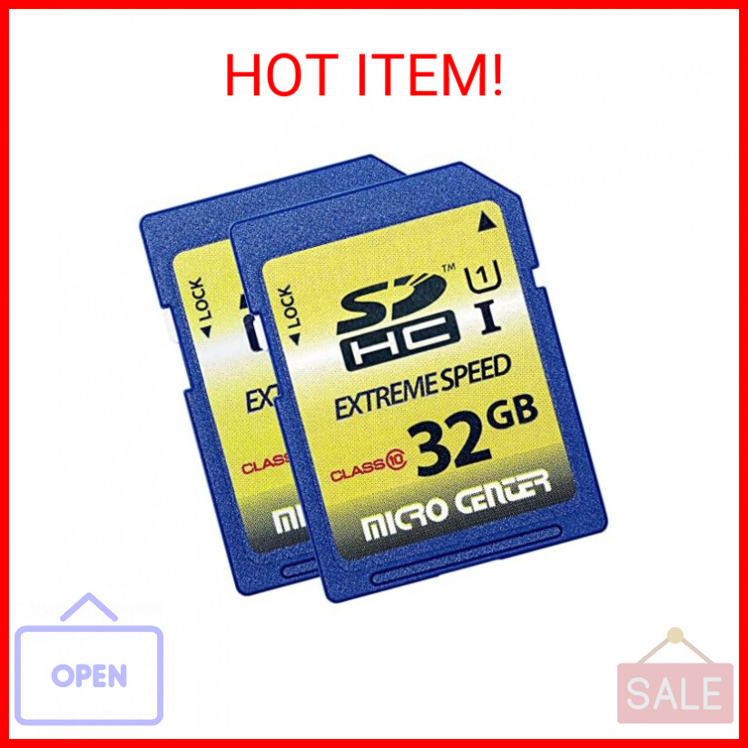 INLAND 32GB Class 10 SDHC Flash Memory Card Standard Full Size SD Card USH-I U1