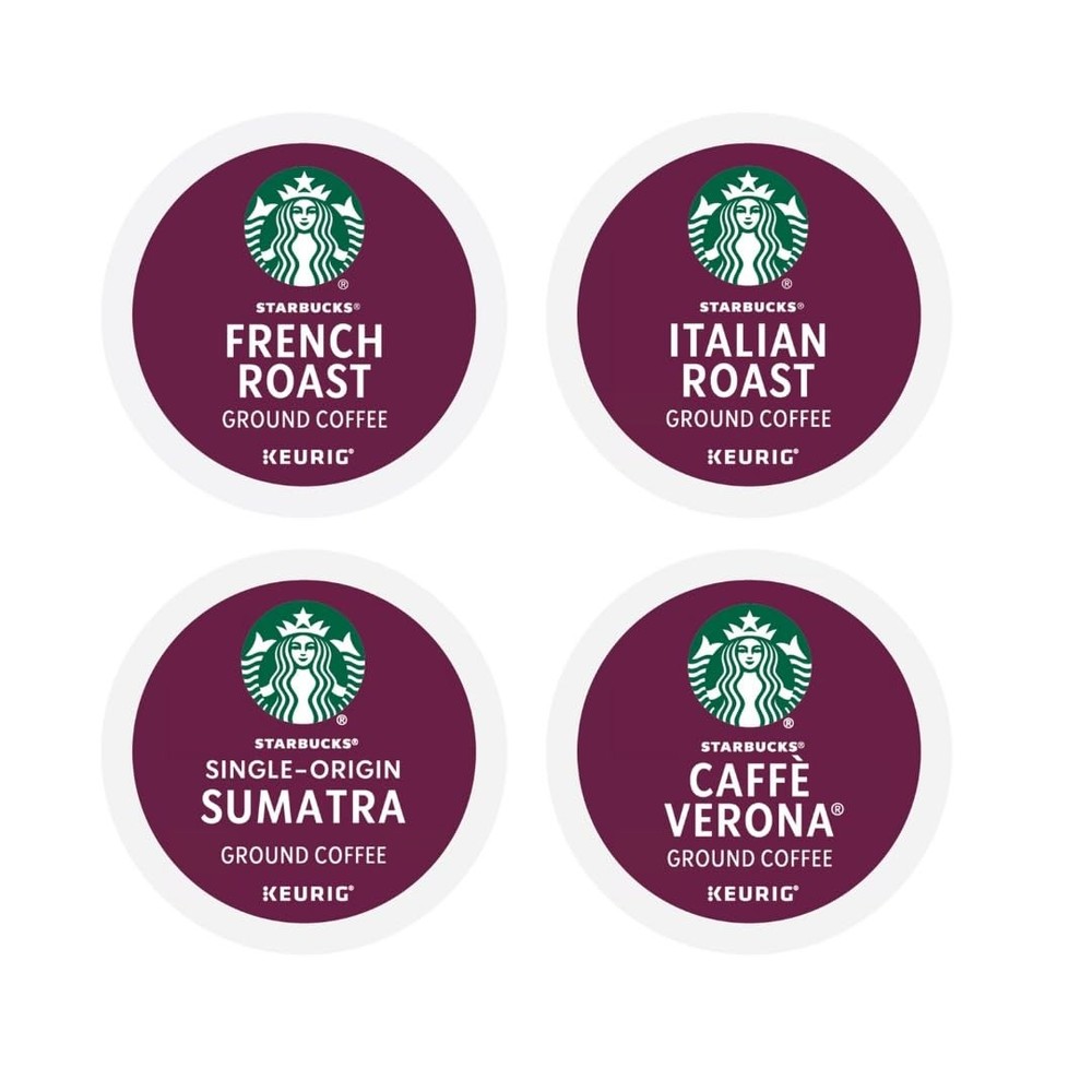 Starbucks Dark Roast K-Cup Pods Variety Pack 20 Count