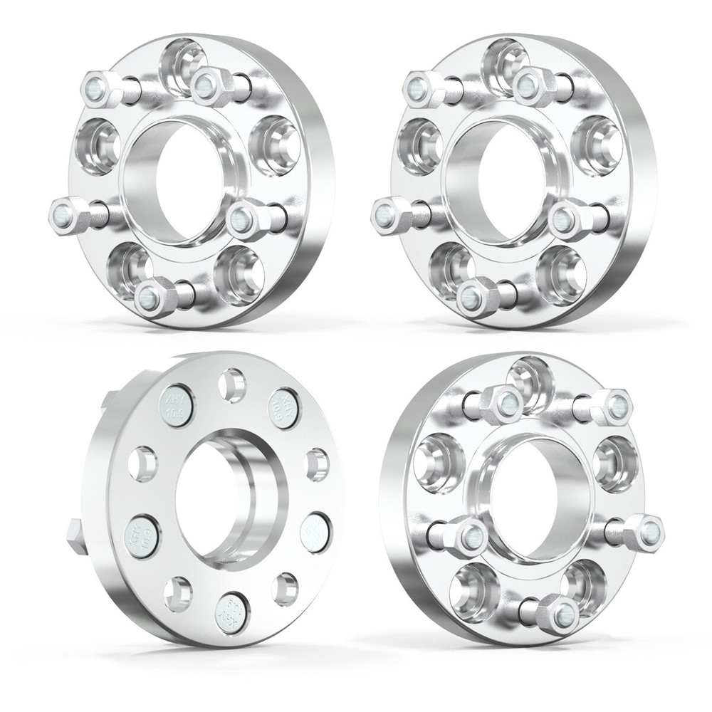 4x 25MM 5x4.5'' 5x114.3mm Wheel Spacers Hubcentric 12x1.5 64.1mm For Honda Acura
