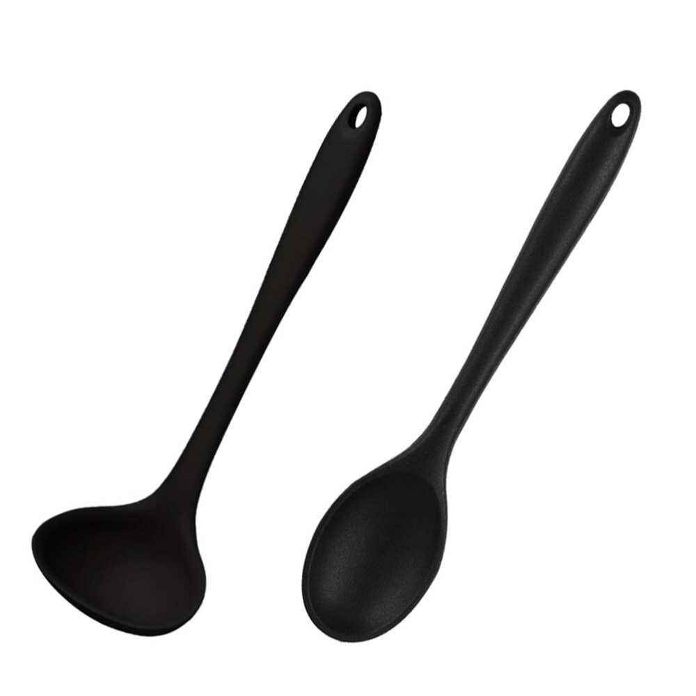 2 Pcs Heat Resistant Soup Scoop Rice Spoon Paddle Gravy Ladle Soup
