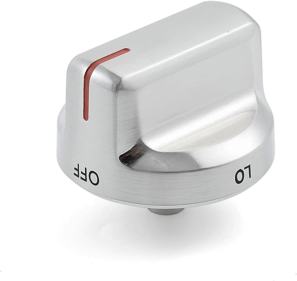 1 Pack DG94-02141C Stove Knob Replacement for Samsung Parts Silver